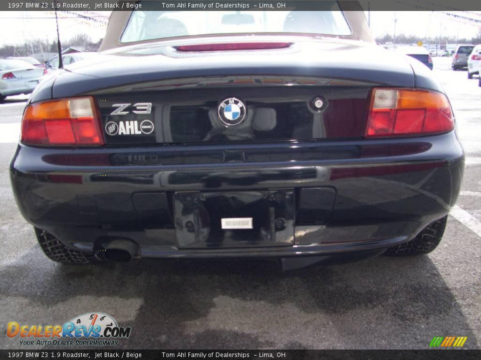1997 BMW Z3 1.9 Roadster Jet Black / Beige Photo #3