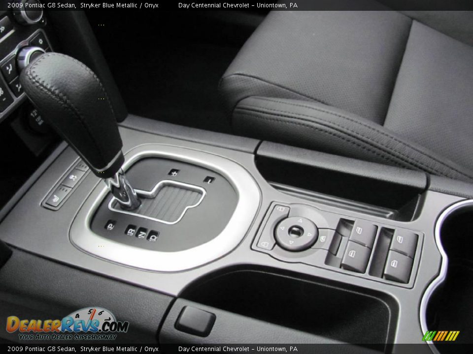 2009 Pontiac G8 Sedan Stryker Blue Metallic / Onyx Photo #13