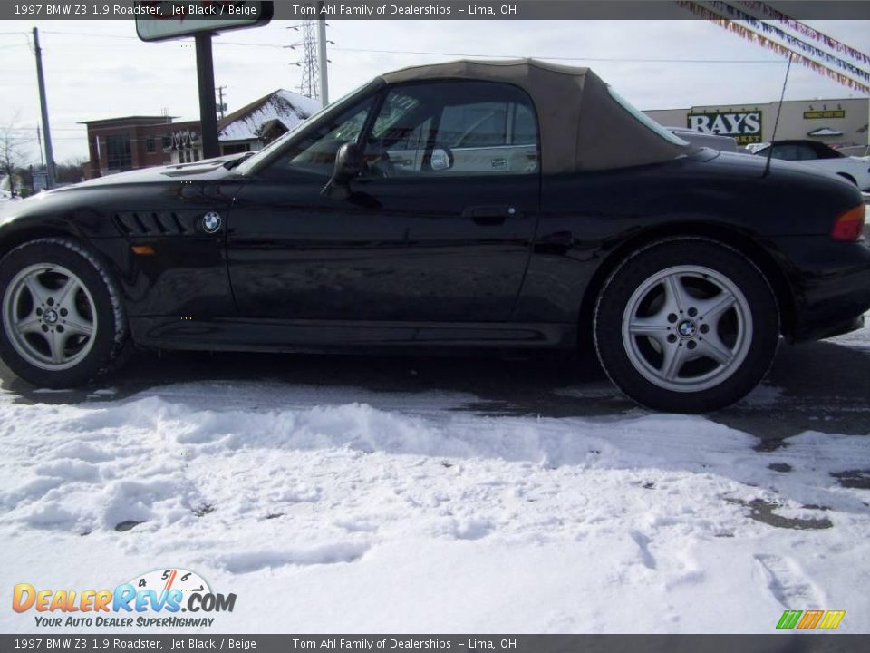 1997 BMW Z3 1.9 Roadster Jet Black / Beige Photo #4