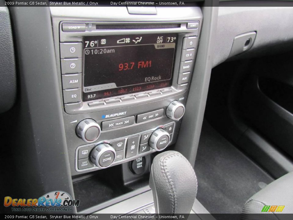 2009 Pontiac G8 Sedan Stryker Blue Metallic / Onyx Photo #14