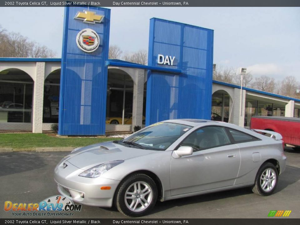 2002 Toyota Celica GT Liquid Silver Metallic / Black Photo #1