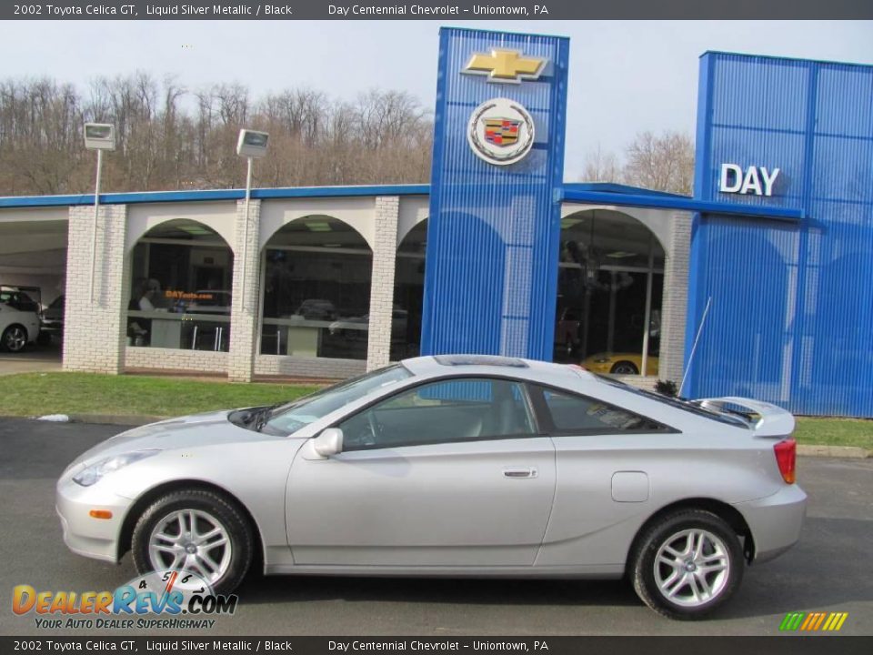 2002 Toyota Celica GT Liquid Silver Metallic / Black Photo #2