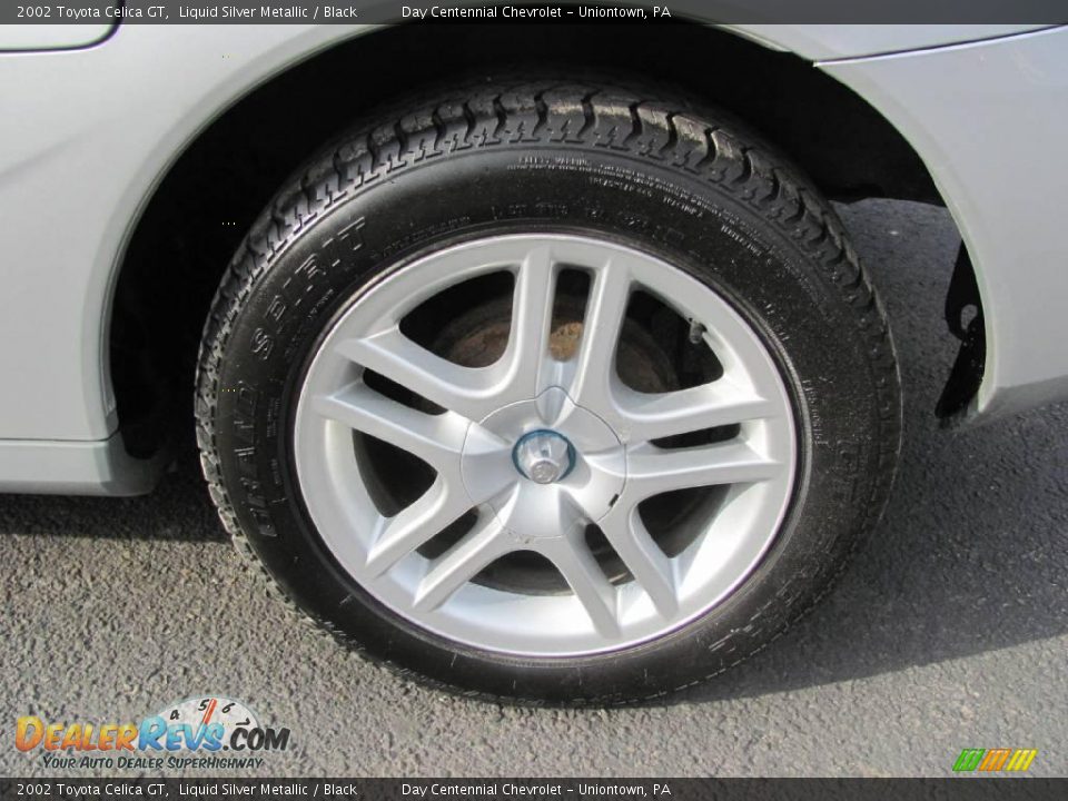 2002 Toyota Celica GT Liquid Silver Metallic / Black Photo #3