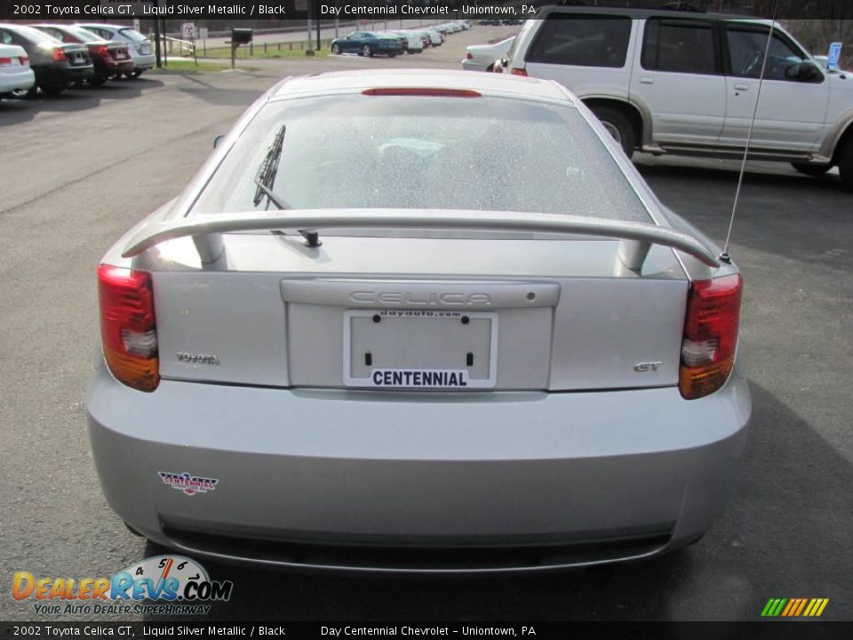 2002 Toyota Celica GT Liquid Silver Metallic / Black Photo #4