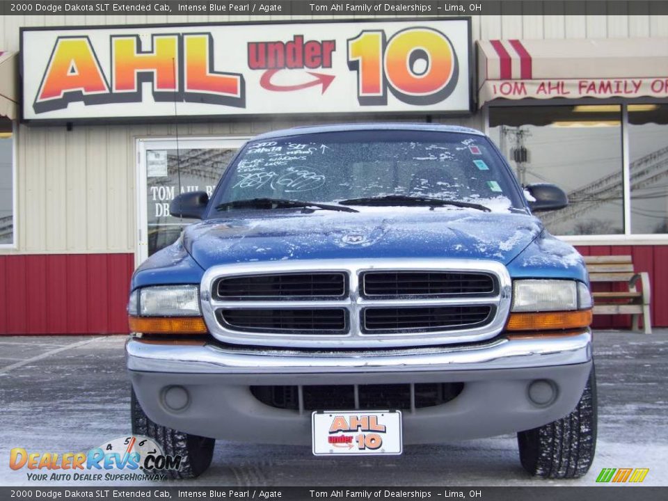 2000 Dodge Dakota SLT Extended Cab Intense Blue Pearl / Agate Photo #2
