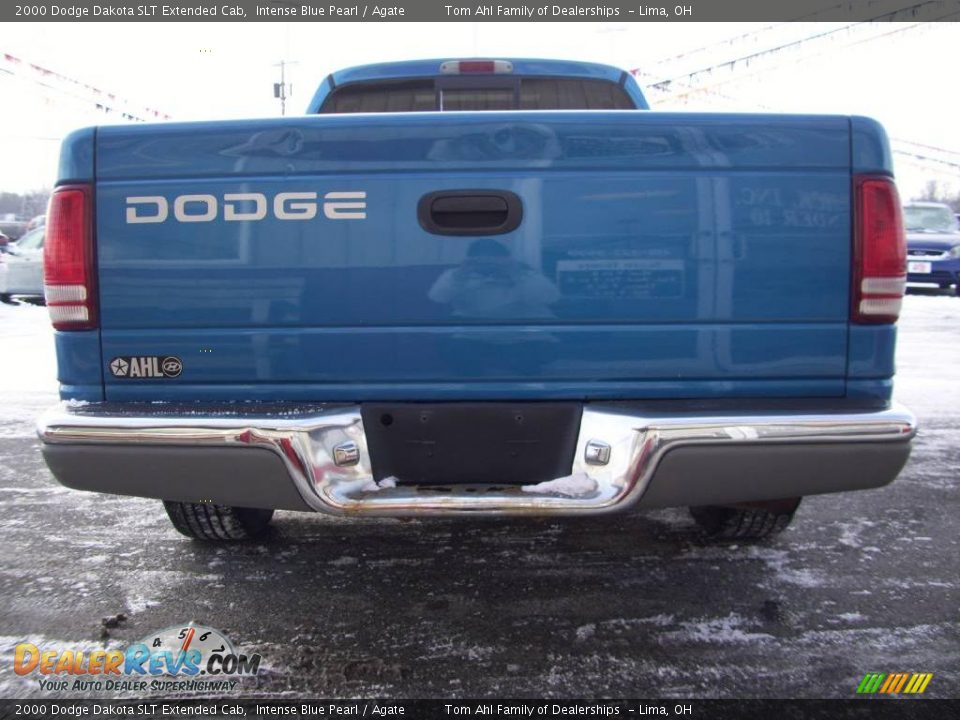 2000 Dodge Dakota SLT Extended Cab Intense Blue Pearl / Agate Photo #4