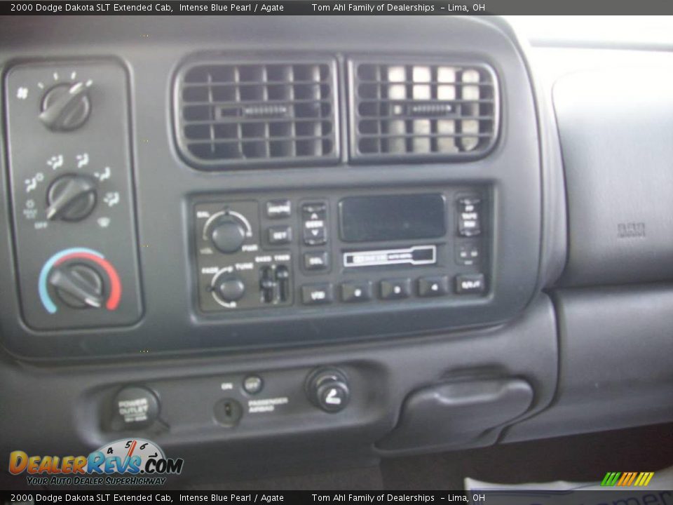 2000 Dodge Dakota SLT Extended Cab Intense Blue Pearl / Agate Photo #6