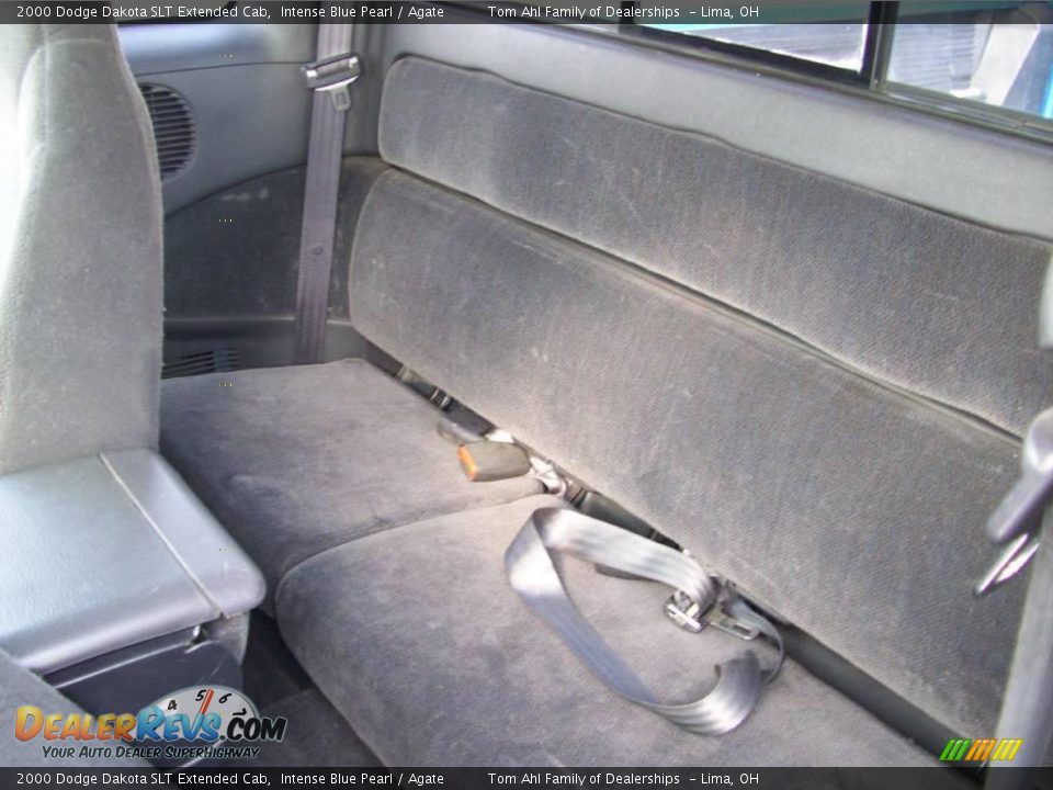 2000 Dodge Dakota SLT Extended Cab Intense Blue Pearl / Agate Photo #9