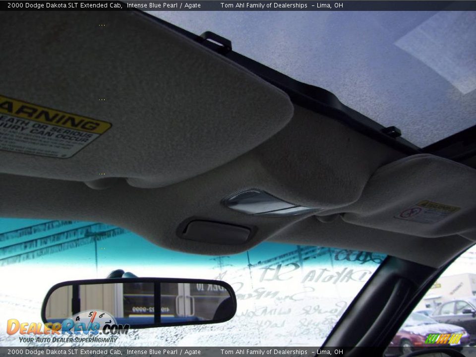 2000 Dodge Dakota SLT Extended Cab Intense Blue Pearl / Agate Photo #10