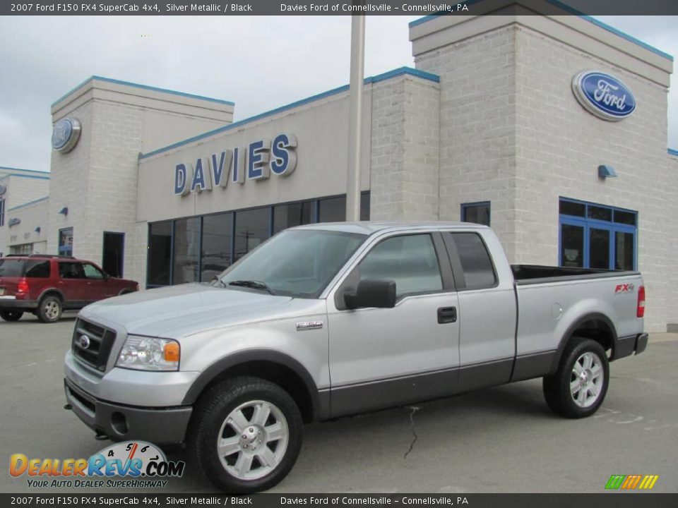 2007 Ford F150 FX4 SuperCab 4x4 Silver Metallic / Black Photo #1