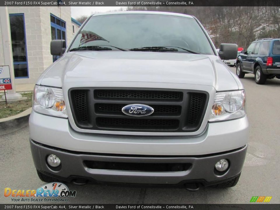 2007 Ford F150 FX4 SuperCab 4x4 Silver Metallic / Black Photo #4
