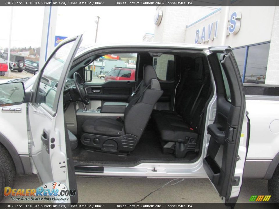 2007 Ford F150 FX4 SuperCab 4x4 Silver Metallic / Black Photo #8