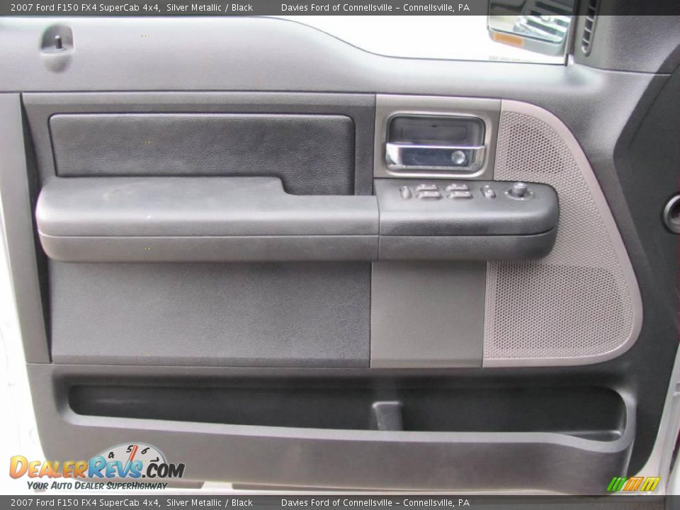 2007 Ford F150 FX4 SuperCab 4x4 Silver Metallic / Black Photo #10