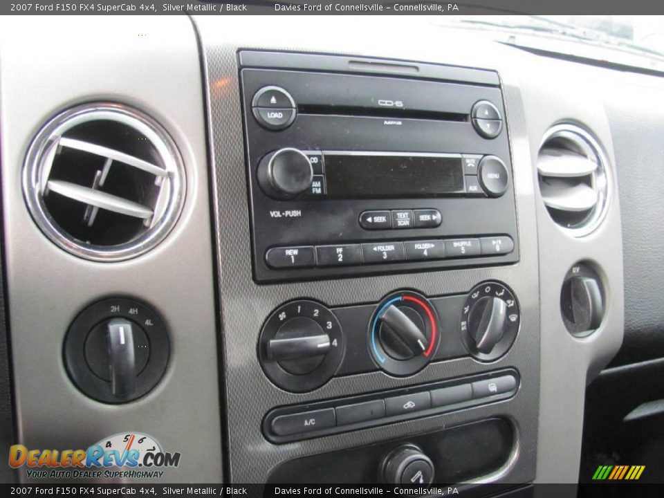 2007 Ford F150 FX4 SuperCab 4x4 Silver Metallic / Black Photo #11