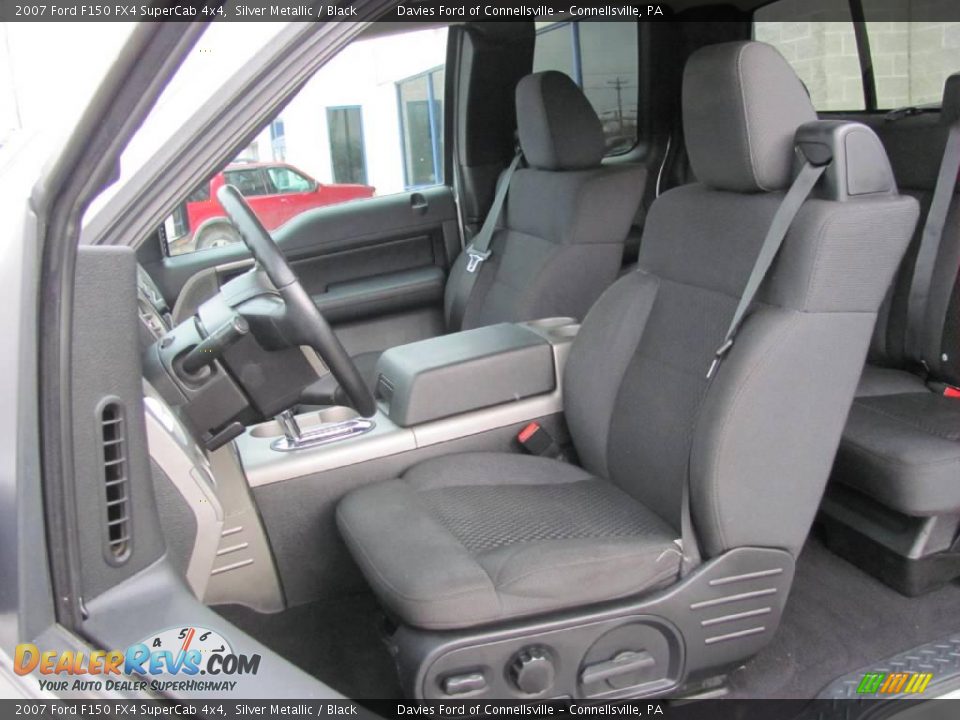 2007 Ford F150 FX4 SuperCab 4x4 Silver Metallic / Black Photo #12