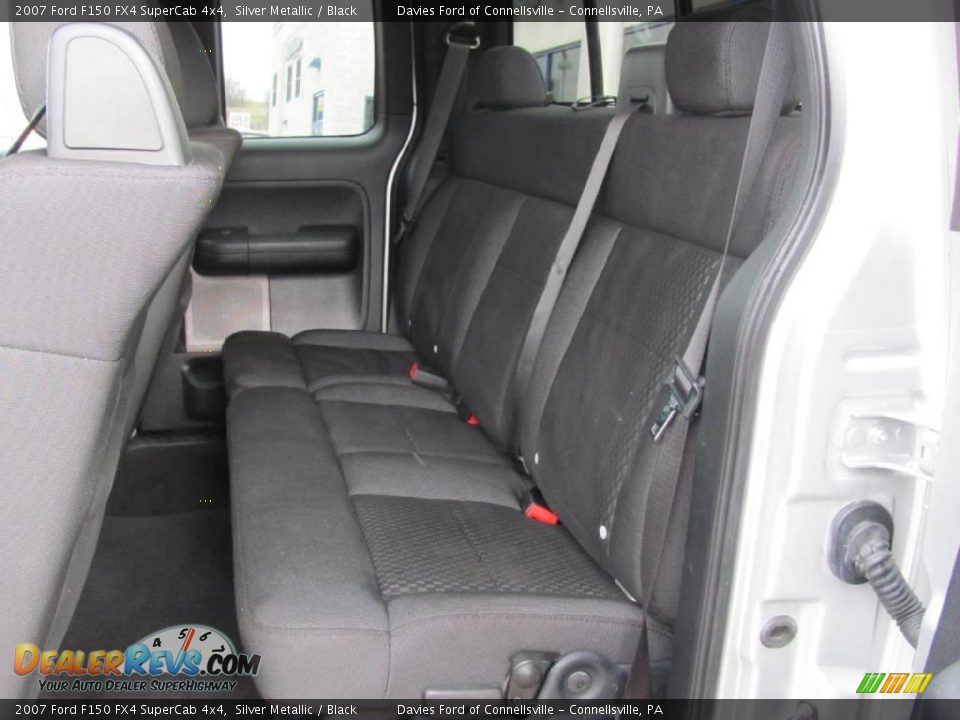 2007 Ford F150 FX4 SuperCab 4x4 Silver Metallic / Black Photo #13
