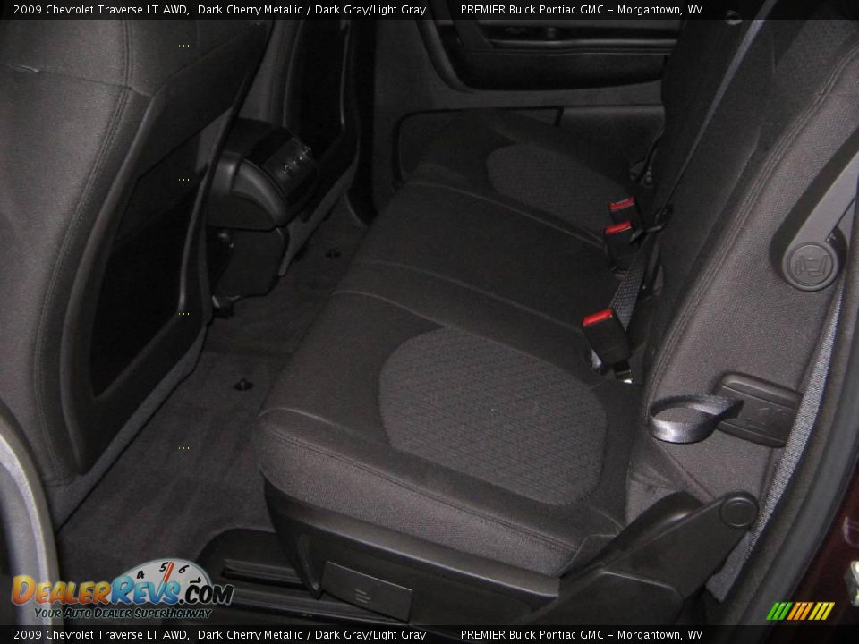 2009 Chevrolet Traverse LT AWD Dark Cherry Metallic / Dark Gray/Light Gray Photo #9
