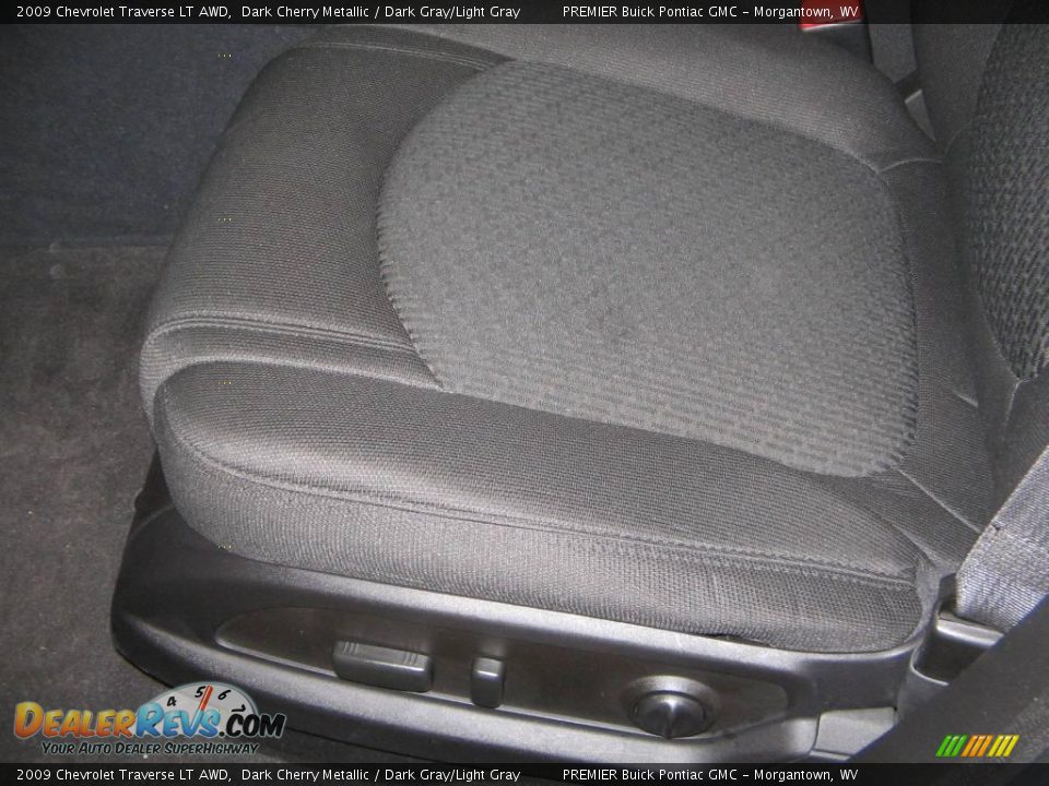 2009 Chevrolet Traverse LT AWD Dark Cherry Metallic / Dark Gray/Light Gray Photo #12