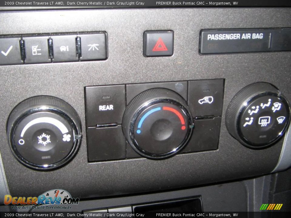 2009 Chevrolet Traverse LT AWD Dark Cherry Metallic / Dark Gray/Light Gray Photo #15