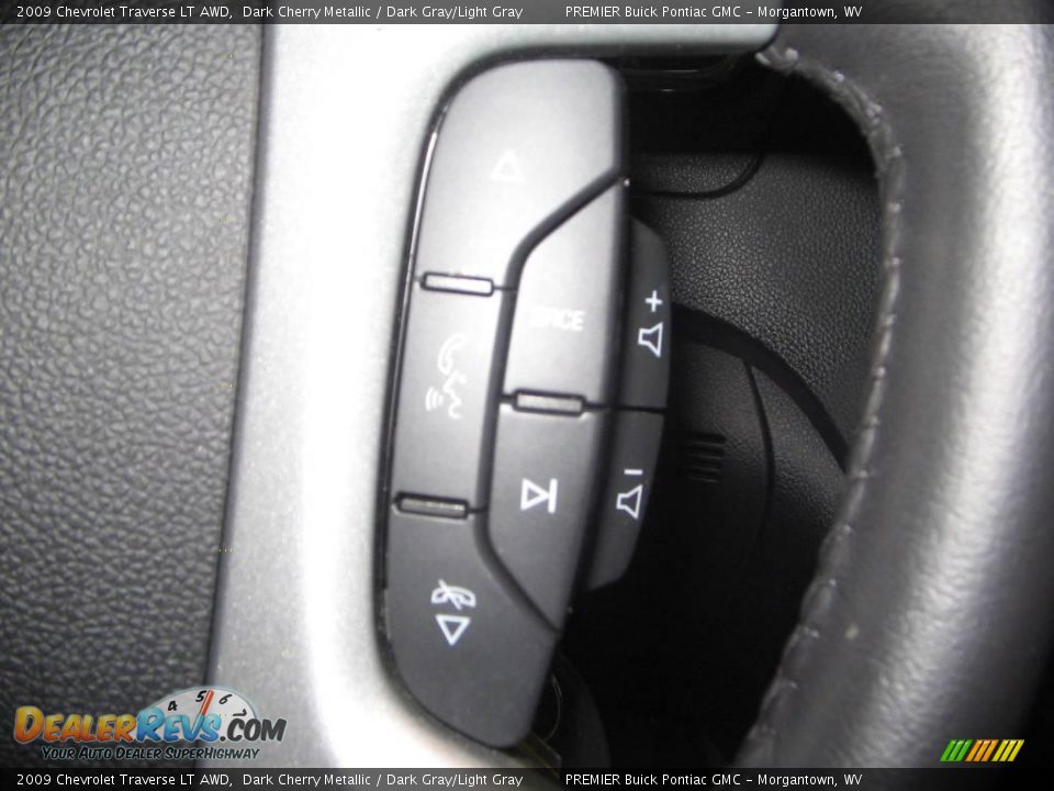 2009 Chevrolet Traverse LT AWD Dark Cherry Metallic / Dark Gray/Light Gray Photo #17