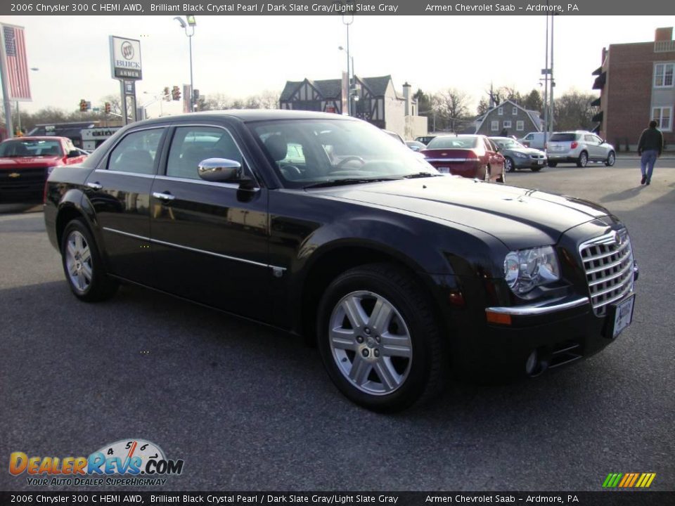 2006 Chrysler 300 C HEMI AWD Brilliant Black Crystal Pearl / Dark Slate Gray/Light Slate Gray Photo #5