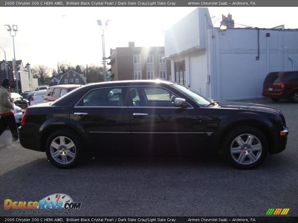 2006 Chrysler 300 C HEMI AWD Brilliant Black Crystal Pearl / Dark Slate Gray/Light Slate Gray Photo #6