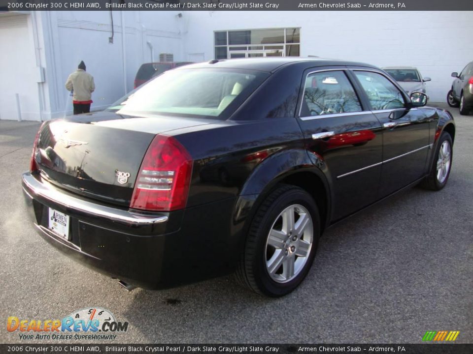 2006 Chrysler 300 C HEMI AWD Brilliant Black Crystal Pearl / Dark Slate Gray/Light Slate Gray Photo #7