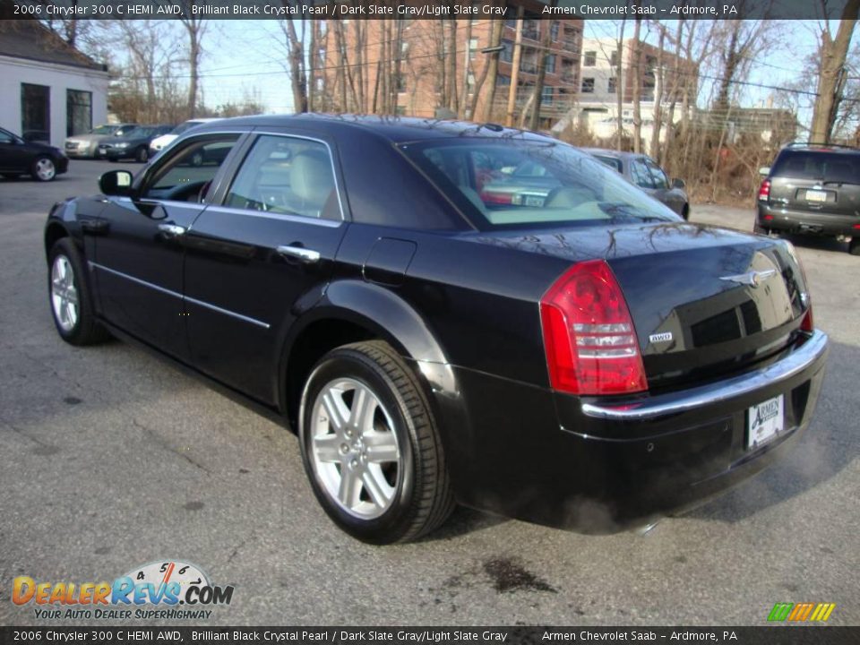 2006 Chrysler 300 C HEMI AWD Brilliant Black Crystal Pearl / Dark Slate Gray/Light Slate Gray Photo #9