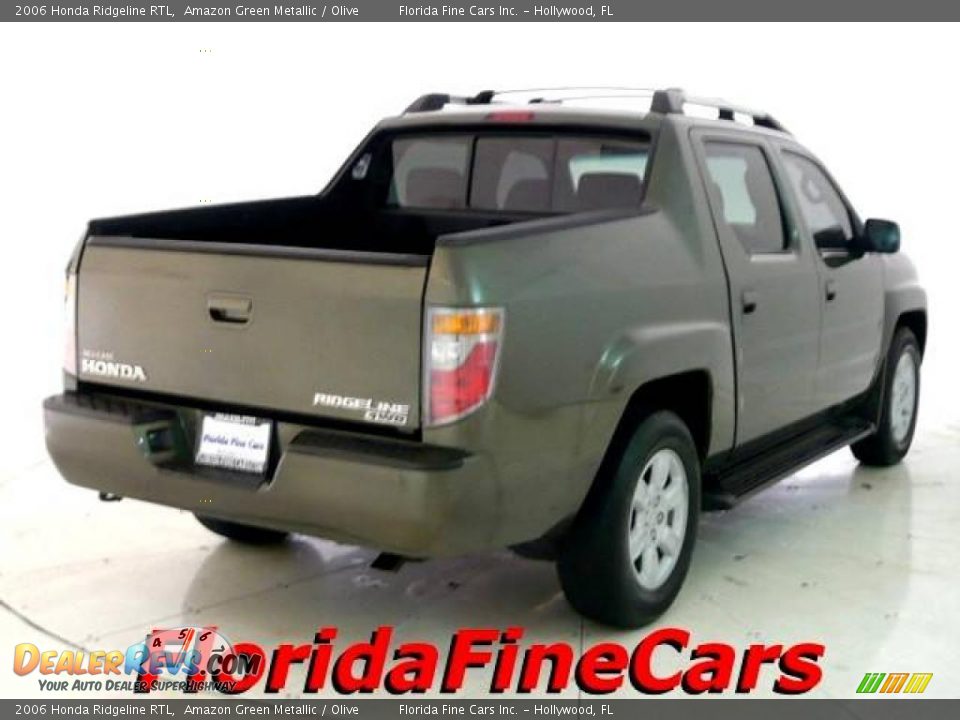 2006 Honda Ridgeline RTL Amazon Green Metallic / Olive Photo #2