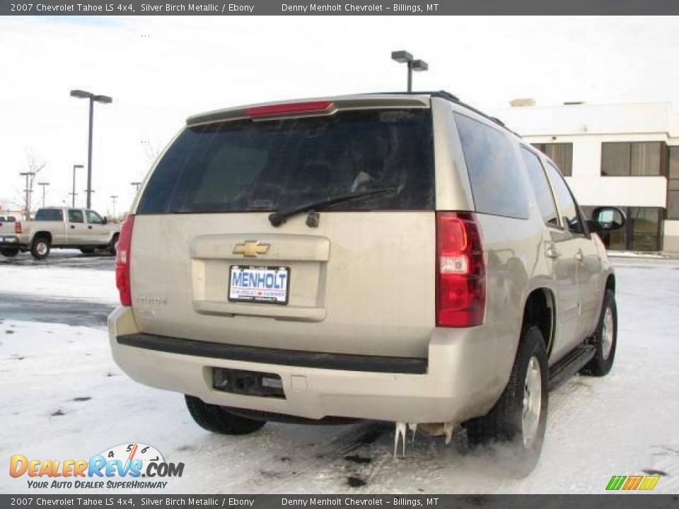 2007 Chevrolet Tahoe LS 4x4 Silver Birch Metallic / Ebony Photo #5