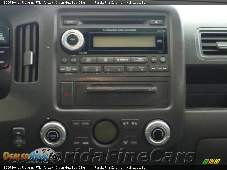2006 Honda Ridgeline RTL Amazon Green Metallic / Olive Photo #17