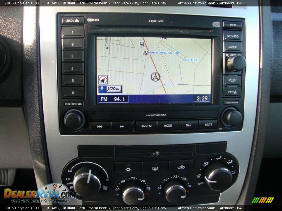2006 Chrysler 300 C HEMI AWD Brilliant Black Crystal Pearl / Dark Slate Gray/Light Slate Gray Photo #30
