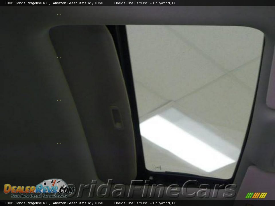 2006 Honda Ridgeline RTL Amazon Green Metallic / Olive Photo #18
