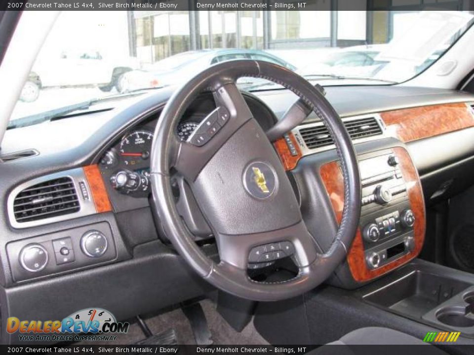 2007 Chevrolet Tahoe LS 4x4 Silver Birch Metallic / Ebony Photo #9