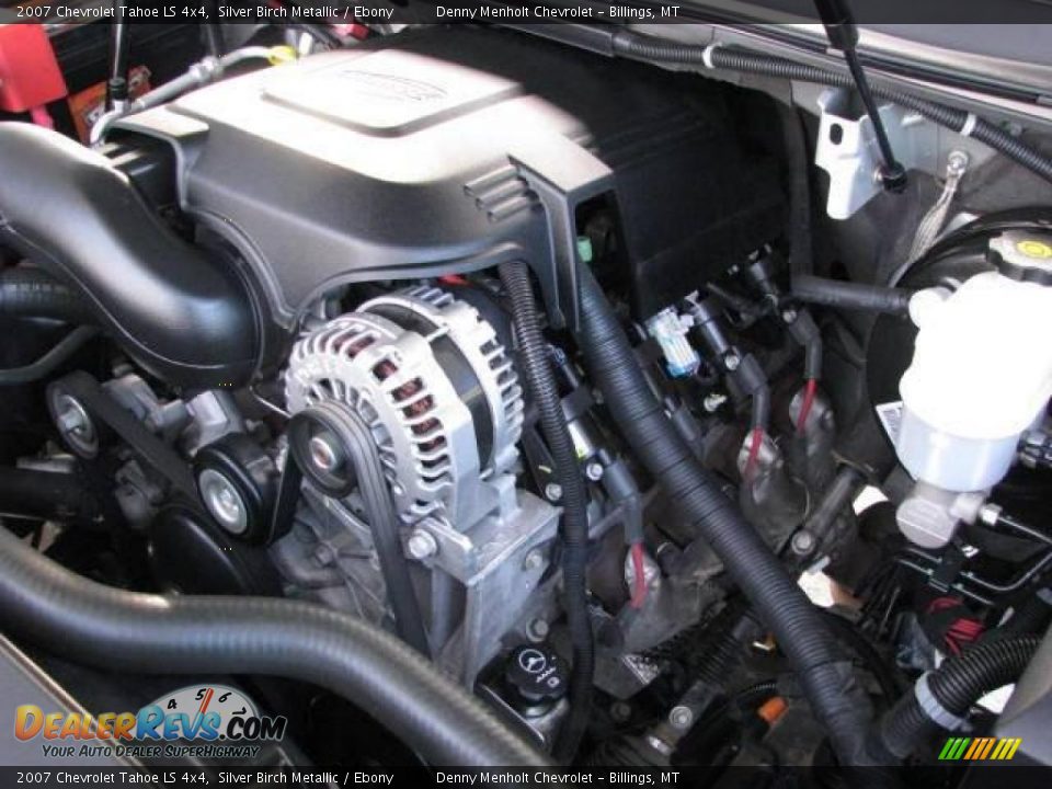 2007 Chevrolet Tahoe LS 4x4 Silver Birch Metallic / Ebony Photo #12