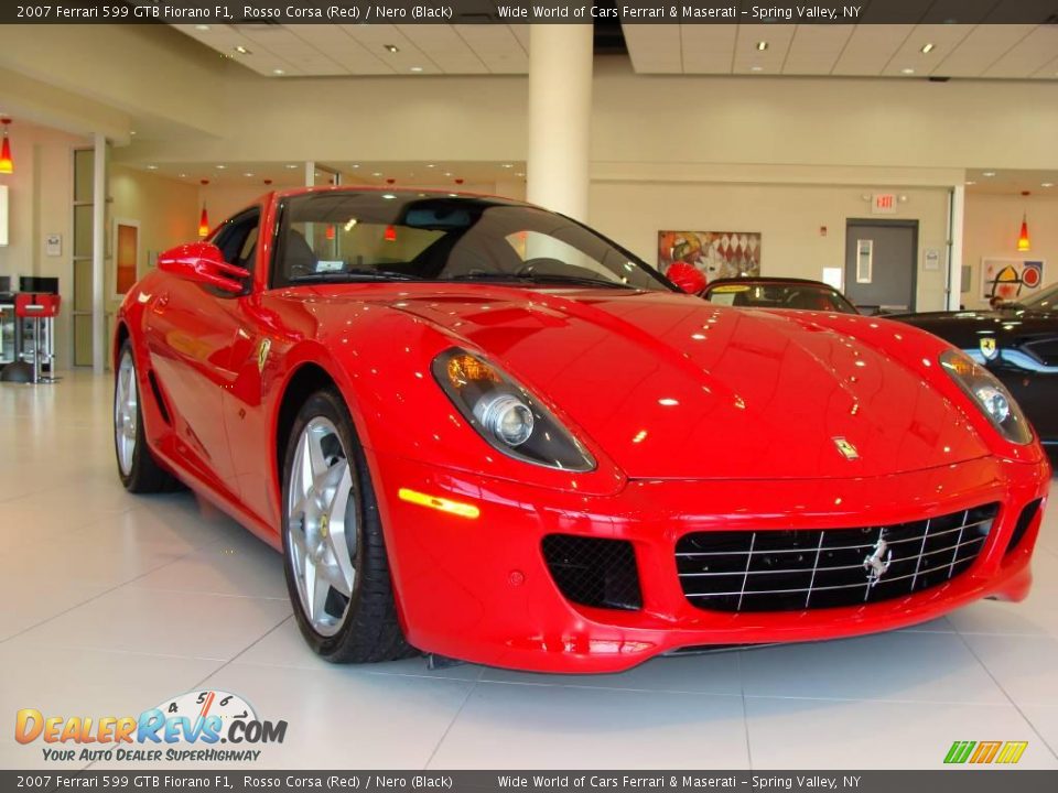 2007 Ferrari 599 GTB Fiorano F1 Rosso Corsa (Red) / Nero (Black) Photo #1
