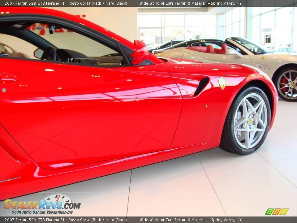 2007 Ferrari 599 GTB Fiorano F1 Rosso Corsa (Red) / Nero (Black) Photo #3