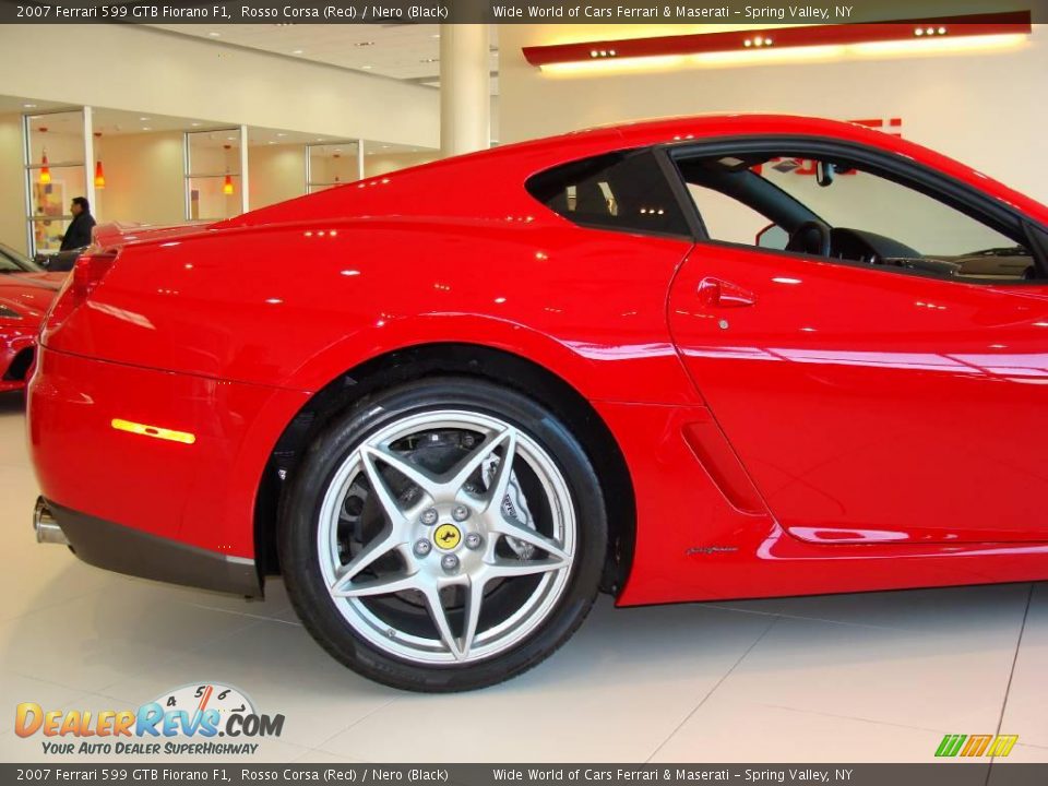 2007 Ferrari 599 GTB Fiorano F1 Rosso Corsa (Red) / Nero (Black) Photo #4