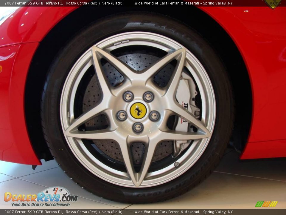 2007 Ferrari 599 GTB Fiorano F1 Rosso Corsa (Red) / Nero (Black) Photo #6