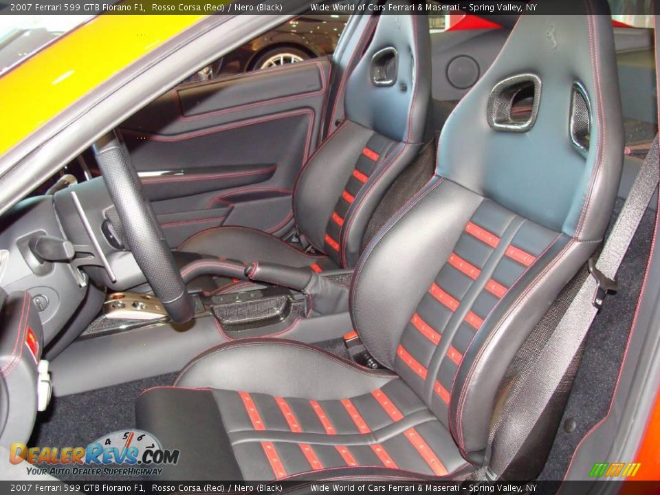 2007 Ferrari 599 GTB Fiorano F1 Rosso Corsa (Red) / Nero (Black) Photo #9