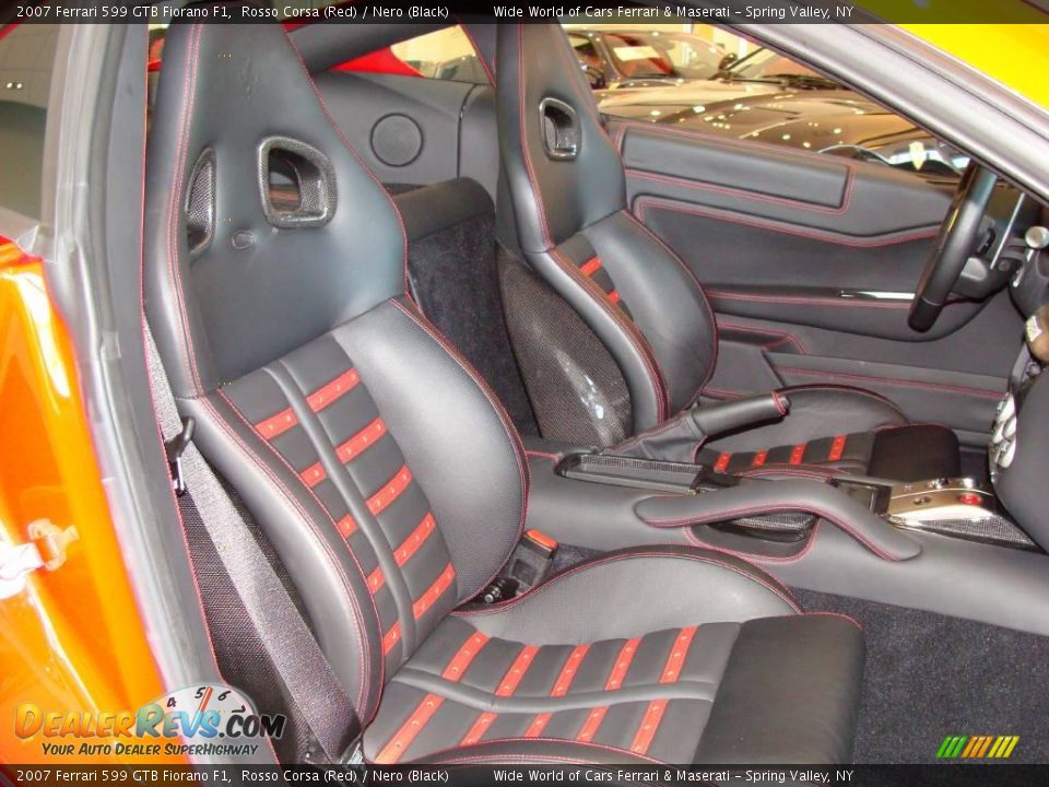 2007 Ferrari 599 GTB Fiorano F1 Rosso Corsa (Red) / Nero (Black) Photo #10