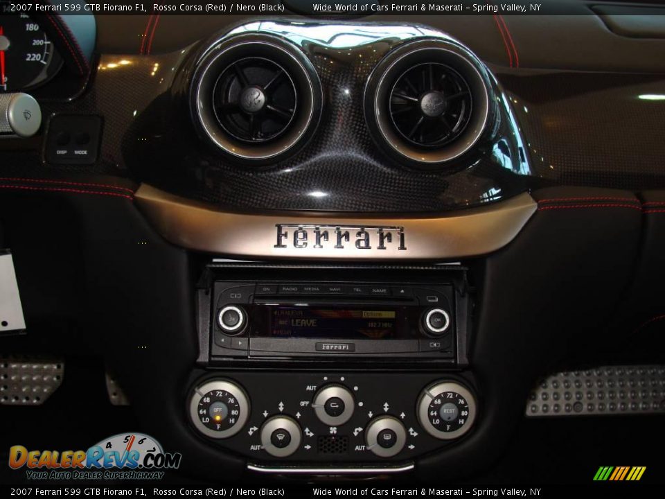 2007 Ferrari 599 GTB Fiorano F1 Rosso Corsa (Red) / Nero (Black) Photo #13