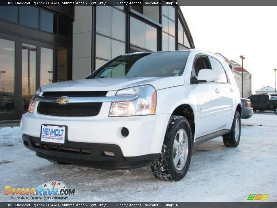 2009 Chevrolet Equinox LT AWD Summit White / Light Gray Photo #2