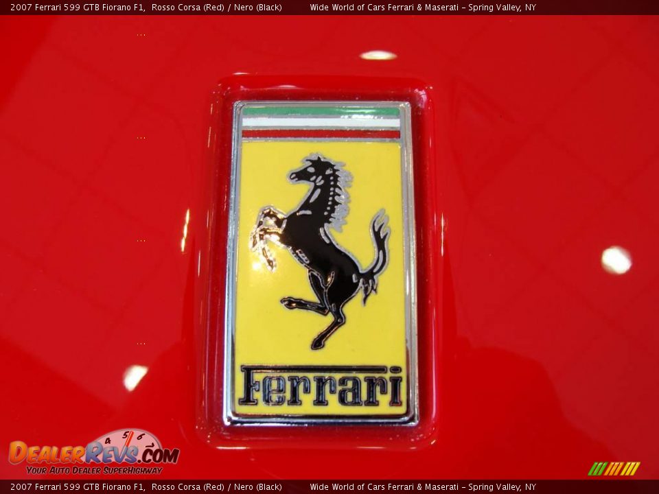 2007 Ferrari 599 GTB Fiorano F1 Rosso Corsa (Red) / Nero (Black) Photo #19