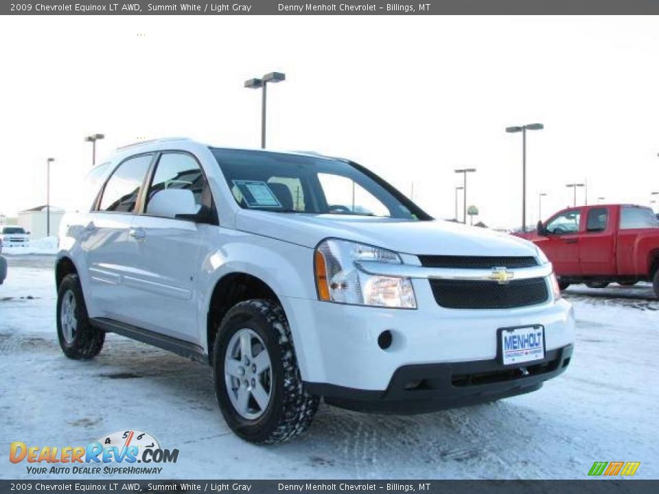 2009 Chevrolet Equinox LT AWD Summit White / Light Gray Photo #4