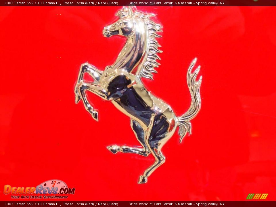 2007 Ferrari 599 GTB Fiorano F1 Rosso Corsa (Red) / Nero (Black) Photo #21