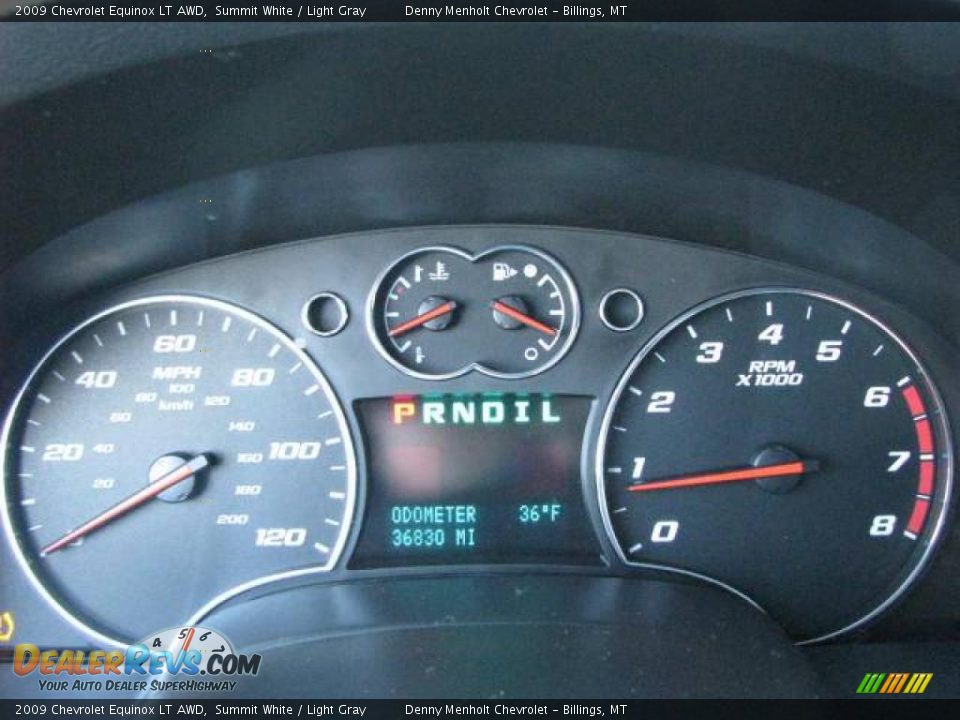 2009 Chevrolet Equinox LT AWD Summit White / Light Gray Photo #12