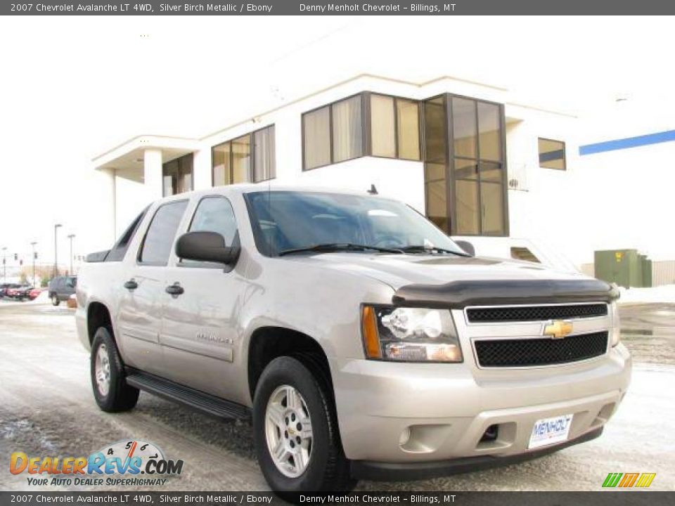 2007 Chevrolet Avalanche LT 4WD Silver Birch Metallic / Ebony Photo #3