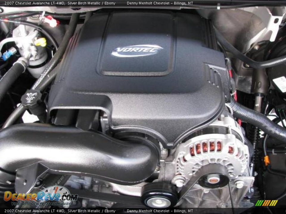2007 Chevrolet Avalanche LT 4WD Silver Birch Metallic / Ebony Photo #13