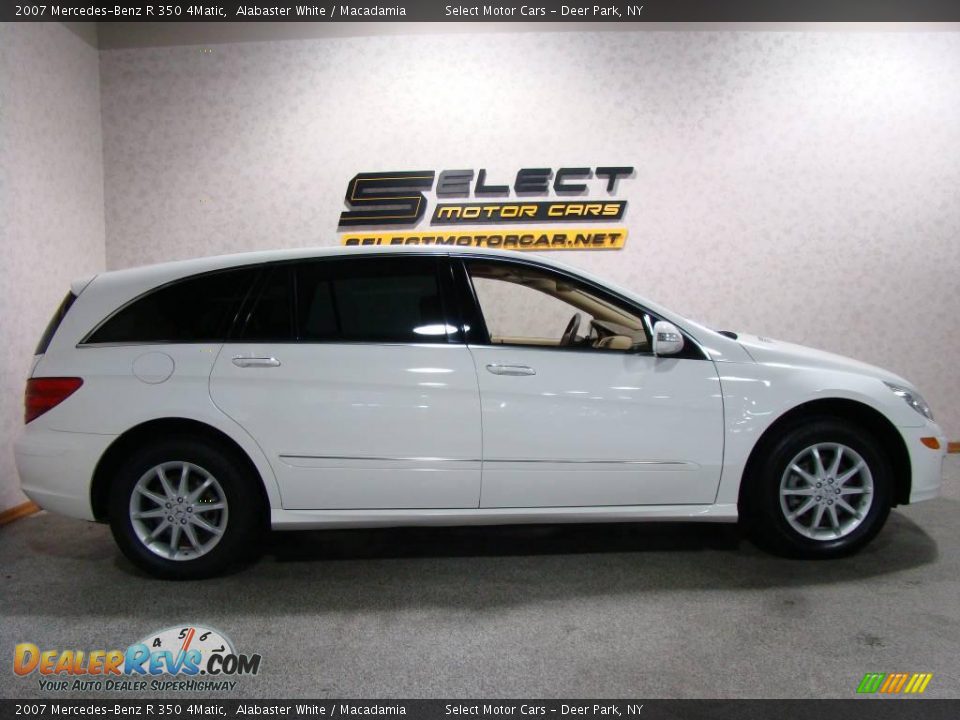 2007 Mercedes-Benz R 350 4Matic Alabaster White / Macadamia Photo #4